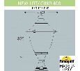 Наземный низкий светильник Fumagalli Gino F50.115.000.AXE27