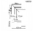 Соединитель угловой L-образный для треков встраиваемых Novotech Flum 135232