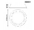 Встраиваемый светильник Novotech Stern 358001