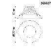Встраиваемый светильник Novotech Glok 358027