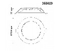 Встраиваемый светильник Novotech Luna 358029