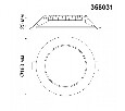 Встраиваемый светильник Novotech Luna 358031