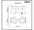 Встраиваемый светильник Novotech Gesso 358441
