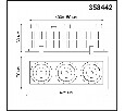 Встраиваемый светильник Novotech Gesso 358442