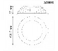 Встраиваемый светильник Novotech Gesso 358805