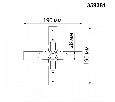Соединитель угловой X-образный для модульных светильников Novotech Glat 359381