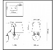 Бра Odeon Light Gaellori 3393/1W