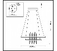 Подвесной светильник Odeon Light Monica 3901/63L