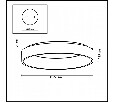 Накладной светильник Odeon Light Sole 4062/50CL