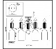 Потолочная люстра Odeon Light Candy 4861/5C