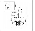 Подвесная люстра Odeon Light Nicole 4886/5
