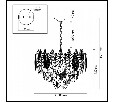 Подвесная люстра Odeon Light Lace 5052/15