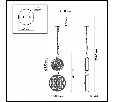 Подвесной светильник Odeon Light Caramella 1 5416/13LD