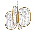 Подвесная люстра Odeon Light Piuma 6664/53L