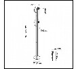 Наземный высокий светильник Odeon Light Sotti 7087/12FL