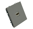 Розетка HDMI 2.0 Type A (механизм), серия Эмили, STEKKER, RST00-5118-10, платиново-серый, soft touch