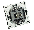 Розетка HDMI 2.0 Type A (механизм), серия Эмили, STEKKER, RST00-5118-10, платиново-серый, soft touch