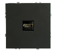 Розетка HDMI 2.0 Type A (механизм), серия Эмили, STEKKER, RST00-5118-05, черный уголь, soft touch
