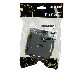 Розетка HDMI 2.1, Type A (механизм), серия Катрин, графит, GLS00-7118-06