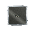 Розетка HDMI 2.1, Type A (механизм), серия Катрин, графит, GLS00-7118-06