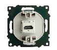 Розетка HDMI 2.1, Type A (механизм), STEKKER GLS00-7118-04, серия Катрин, шоколад
