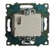 Розетка 2-местная USB + type C (механизм)), STEKKER GLS10-7116-03 , 250B, 3А, max 20W, серия Катрин, серебро