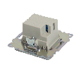 Розетка 2-местная USB + type C (механизм)), STEKKER GLS10-7116-03 , 250B, 3А, max 20W, серия Катрин, серебро