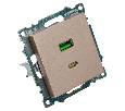 Розетка 2-местная USB + type C (механизм), STEKKER GLS10-7116-02, 250B, 3A, max 20W, серия Катрин, шампань