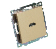 Розетка HDMI 2.1, Type A (механизм), STEKKER, GLS00-7118-08, серия Катрин, золото