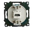 Розетка HDMI 2.1, Type A (механизм), STEKKER, GLS00-7118-08, серия Катрин, золото