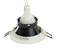 Светильник встраиваемый Feron DL3113 потолочный MR16 G5.3 белый + черный