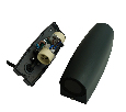 Светильник садово-парковый Feron DH015, на стену, 2*GU10 MR11 230V, черный