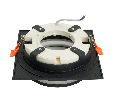 Светильник встраиваемый Feron DL703 LUNA потолочный GX70 черный квадрат