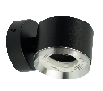Светильник  настенный Feron HL4598  Barrel DUET 12W, 230V,GX53, черный + хром IP20