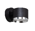 Светильник  настенный Feron HL4598  Barrel DUET 12W, 230V,GX53, черный + хром IP20
