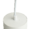 Светильник потолочный Feron Barrel HL4608 OPAL levitation 12W, 230V, GX53, белый, на подвесе 1,7 м