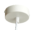 Светильник потолочный Feron Barrel HL4608 OPAL levitation 12W, 230V, GX53, белый, на подвесе 1,7 м