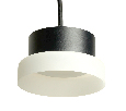 Светильник потолочный Feron Barrel HL4608 OPAL levitation 12W, 230V, GX53, черный, на подвесе 1,7 м