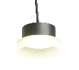 Светильник потолочный Feron Barrel HL4608 OPAL levitation 12W, 230V, GX53, черный, на подвесе 1,7 м