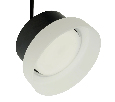 Светильник потолочный Feron Barrel HL4608 OPAL levitation 12W, 230V, GX53, черный, на подвесе 1,7 м