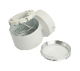 Светильник  настенный Feron HL4598  Barrel DUET 12W, 230V,GX53, белый + хром IP20