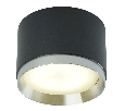 Светильник потолочный Feron Barrel DUET HL459 12W, 230V,GX53, черный + хром IP20