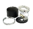 Светильник потолочный Feron Barrel DUET HL459 12W, 230V,GX53, черный + хром IP20