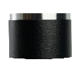 Светильник потолочный Feron Barrel DUET HL459 12W, 230V,GX53, черный + хром IP20