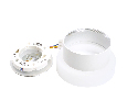 Светильник  настенный Feron HL460 OPAL 12W, 230V, GX53, белый IP20