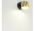Светильник  настенный Feron HL4580 ARIA 12W, 230V,GX53, золото+черный IP20