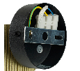 Светильник  настенный Feron HL4580 ARIA 12W, 230V,GX53, золото+черный IP20