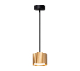 Светильник потолочный Feron Barrel HL4588 ARIA  levitation 12W, 230V, GX53, золото + черный, на подвесе 1,7 м