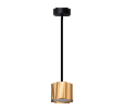 Светильник потолочный Feron Barrel HL4588 ARIA  levitation 12W, 230V, GX53, золото + черный, на подвесе 1,7 м