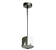 Светильник потолочный Feron Barrel HL4588 ARIA  levitation 12W, 230V, GX53, серебро + черный, на подвесе 1,7 м